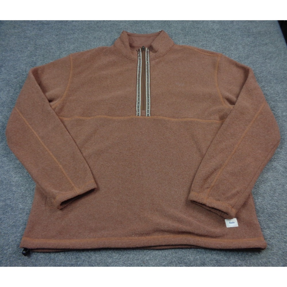 KATIN Nelson Jacket Fleece Mens Large 1/4 Zip Long Sleeve NWT